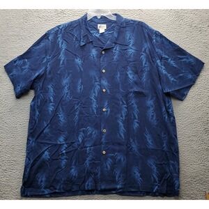 Cherokee Waikiki Wear Hawaiian Shirt Men Size 2XL Multi Chest Pocket Button-Down